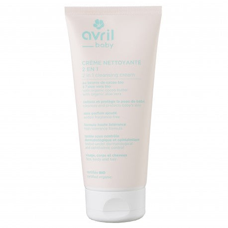 Baby 2 in 1 cleansing cream  - certified organic - 200 ml